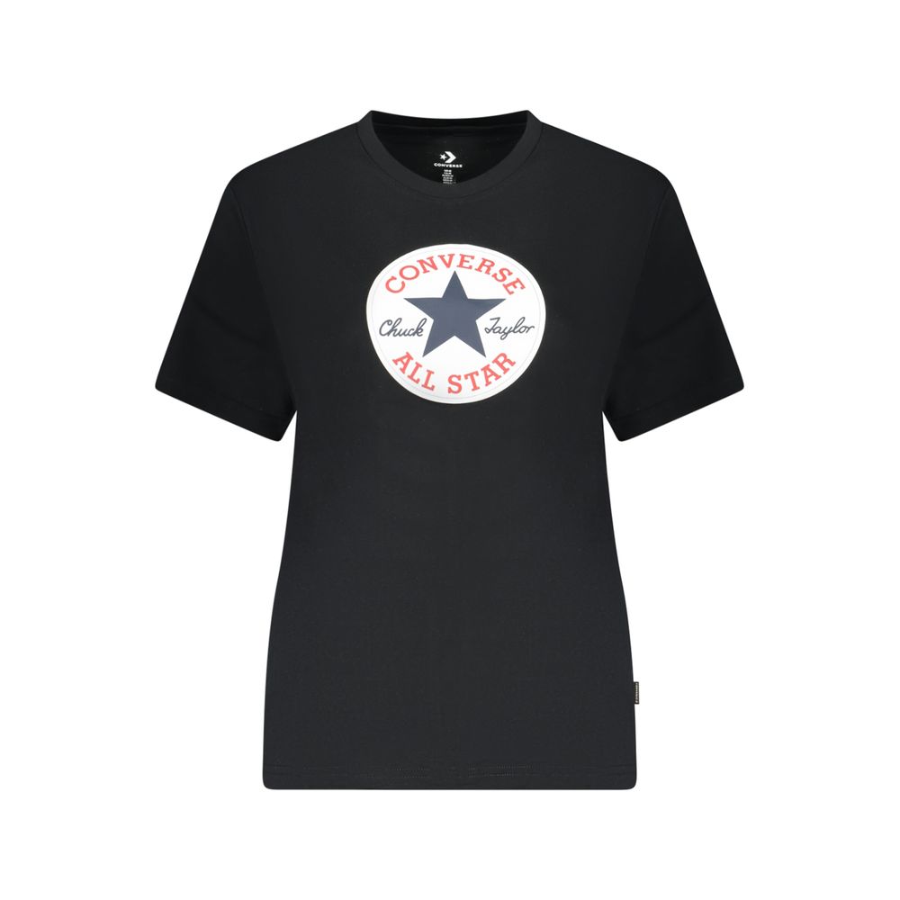 Converse Black Cotton Polo Shirt